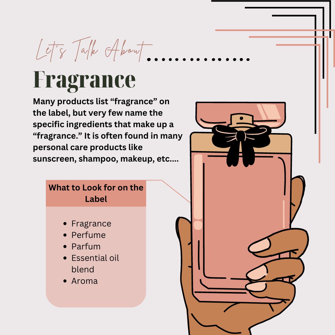 Fragrance is a combination of chemicals that gives each perfume or cologne its unique scent. Learn more about fragrance at bit.ly/fragranceCSC

#fragrance #nontoxicliving