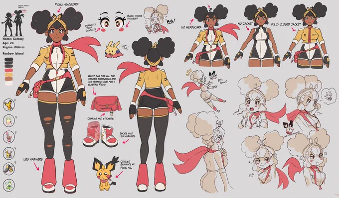 I'm allowed to show her off again because I legit think I popped tf off with this chara sheet. 😤💛
