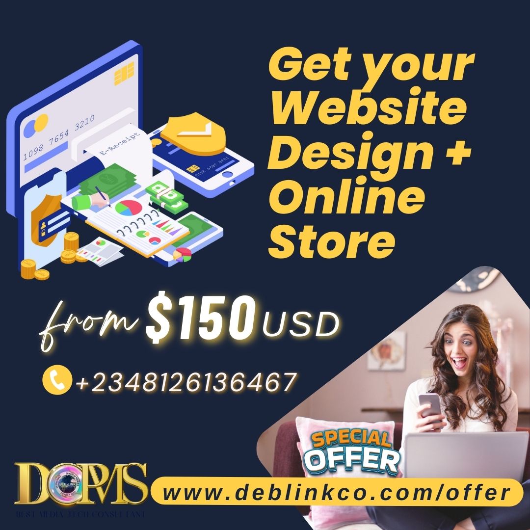 DebbysStar's tweet image. Get a professional website with free training. 
Visit deblinkco.com/offer, or Call/send a WhatsApp message via +2348126136467