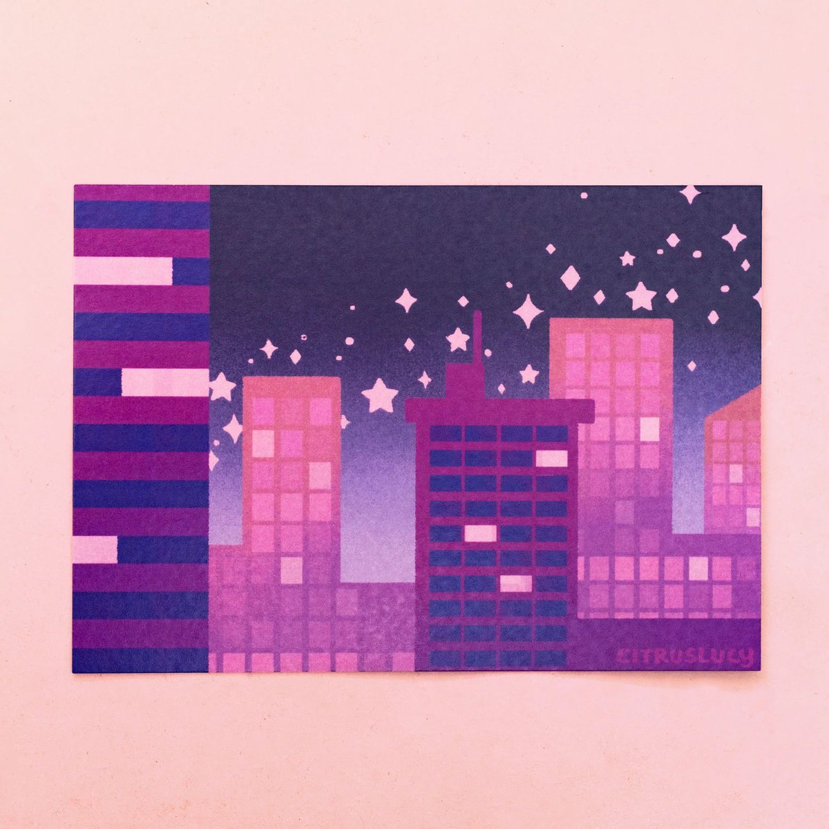 Asexual Cityscape 💜🩶