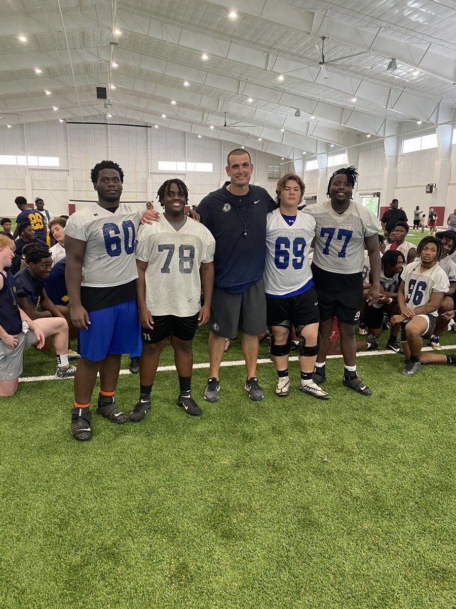 ReinhardtFB's tweet photo. Reinhardt’s camp season is complete! Our final at Lowndes HS had a ton of talent. These were our MVPs! #REINHARDTFOOTBALL #PTP #PAYTHEPRICE https://t.co/FQHASnnIXg