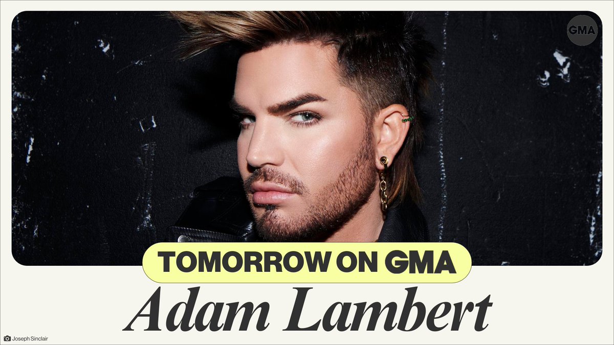GMA's tweet photo. TOMORROW ON @GMA: @adamlambert performs LIVE in Times Square! 🎶 https://t.co/jqdv76C8Tz