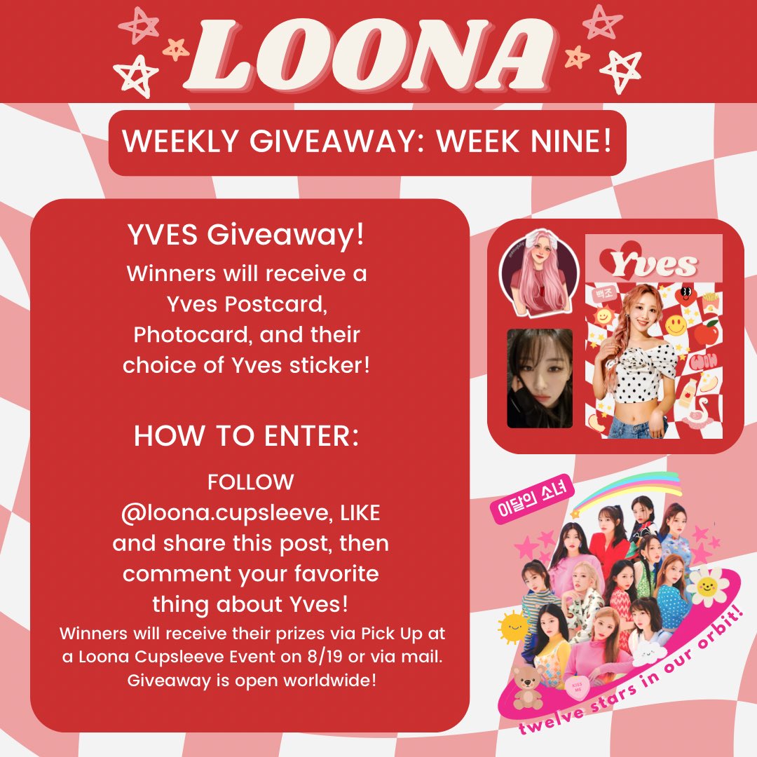 loona cupsleeve events! tweet media