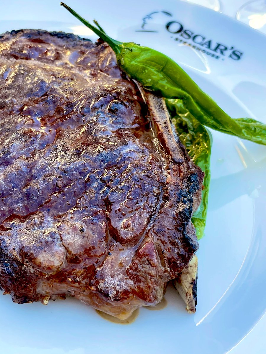 eatinglasvegas's tweet photo. Patio dining is less common on Fremont Street than good taste and sobriety…but @PlazaLasVegas is pulling it off…and The Food Gal will tell you its meat is hard to beat. 😆😋🥩🍷🥂
#OscarsSteakhouse 👏👏👏 https://t.co/27EDR6EfRo