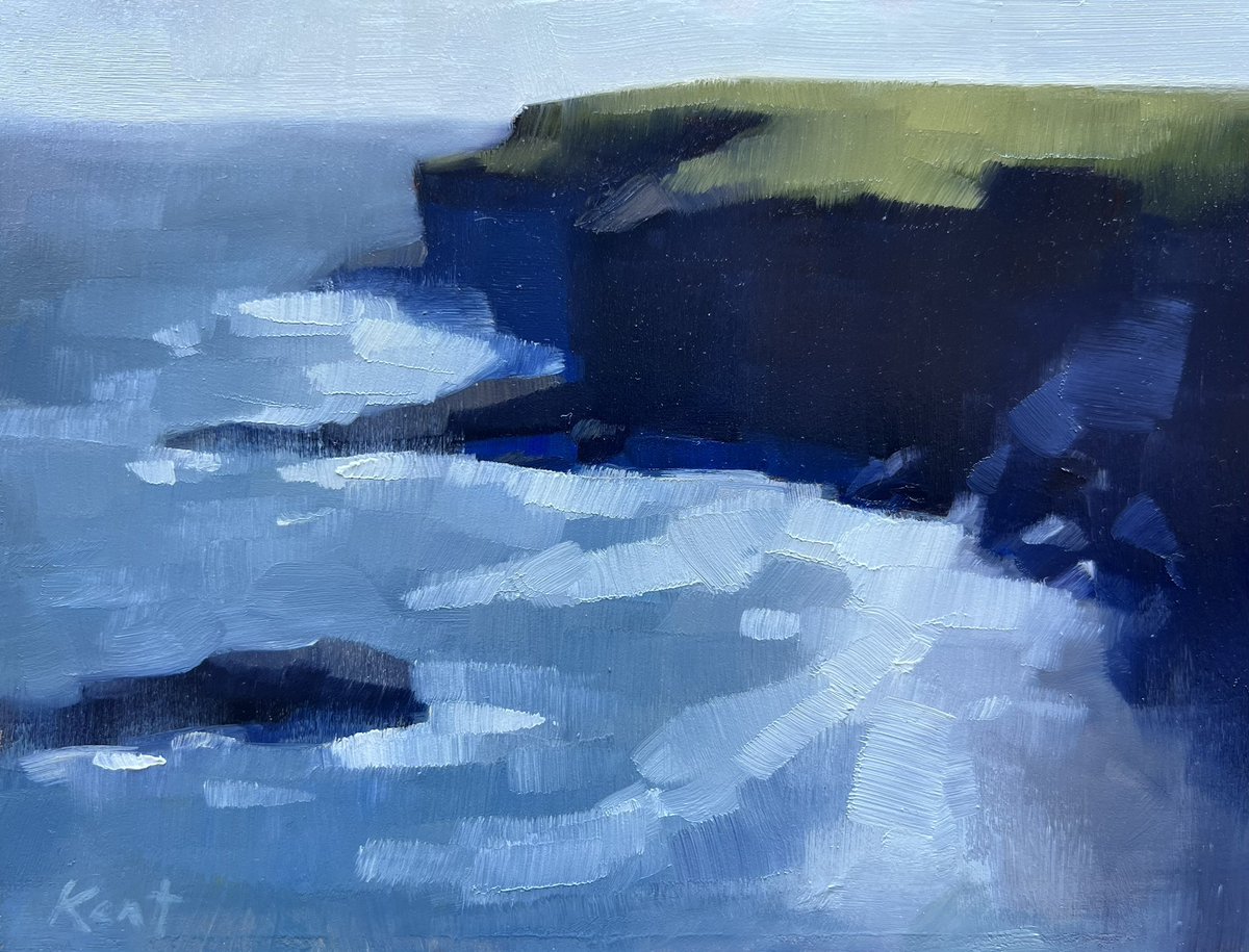 chriskentart's tweet photo. Plein air painting in Santa Cruz, California https://t.co/k8voEx7uyu