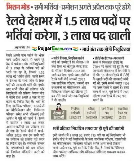 #RailwayNewVacancyAlert