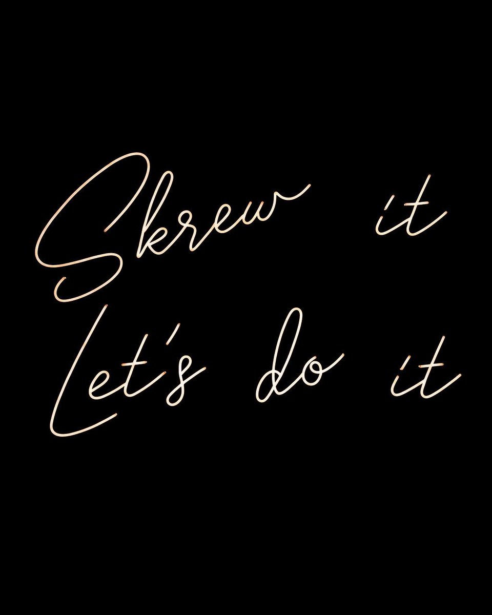 However you skrew it, just do it! 🥃🥜