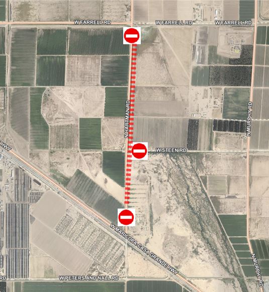 City of Maricopa on Twitter "ROAD CLOSURE ⚠️Please be advised, repairs will be performed on