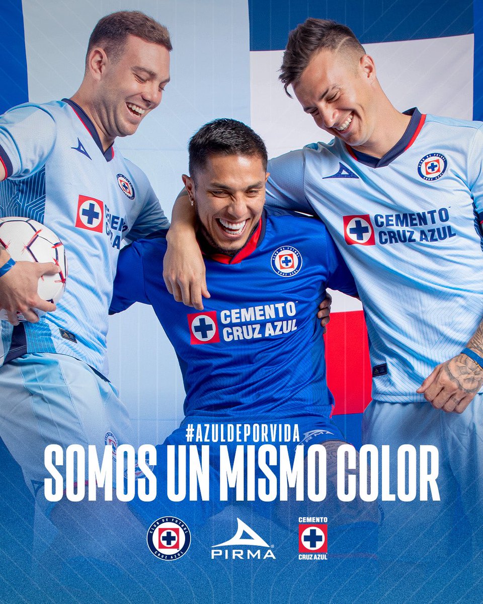 ¡Somos un mismo color! 

<a href="/CruzAzul/">CRUZ AZUL</a> x <a href="/Pirma_Oficial/">PIRMA</a> 🥵

#AzulDePorVida