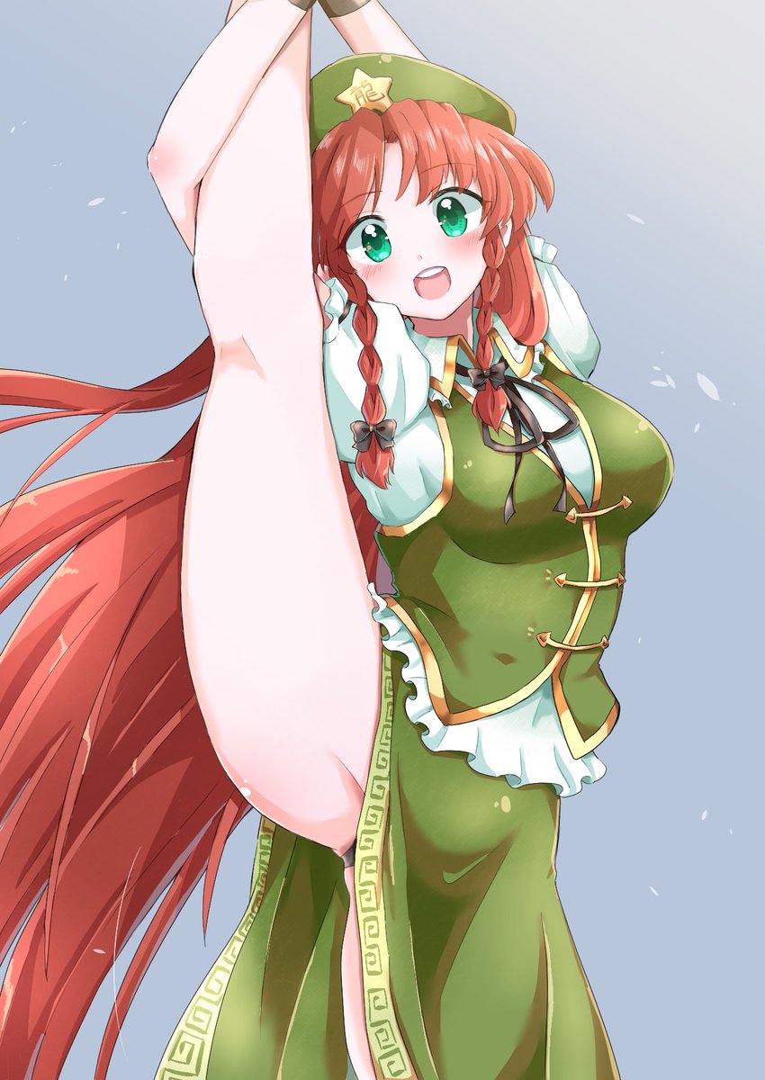 RedHeadGuard's tweet image. "I'm the Gate Guard of the Scarlet Devil Manor. You may can me Hong! *Yawn~*"

Name: Hong Meiling
⊹ Age:Unknown
⊹ Gender: Female 
⊹ Sexuality: Bisexual (Heavy Female Lean)
Dom: 95%
Sub: 5%

❤ + 🔁

◆ #nsfwrp #lewdrp #openrp #opendms #mvrp ◆