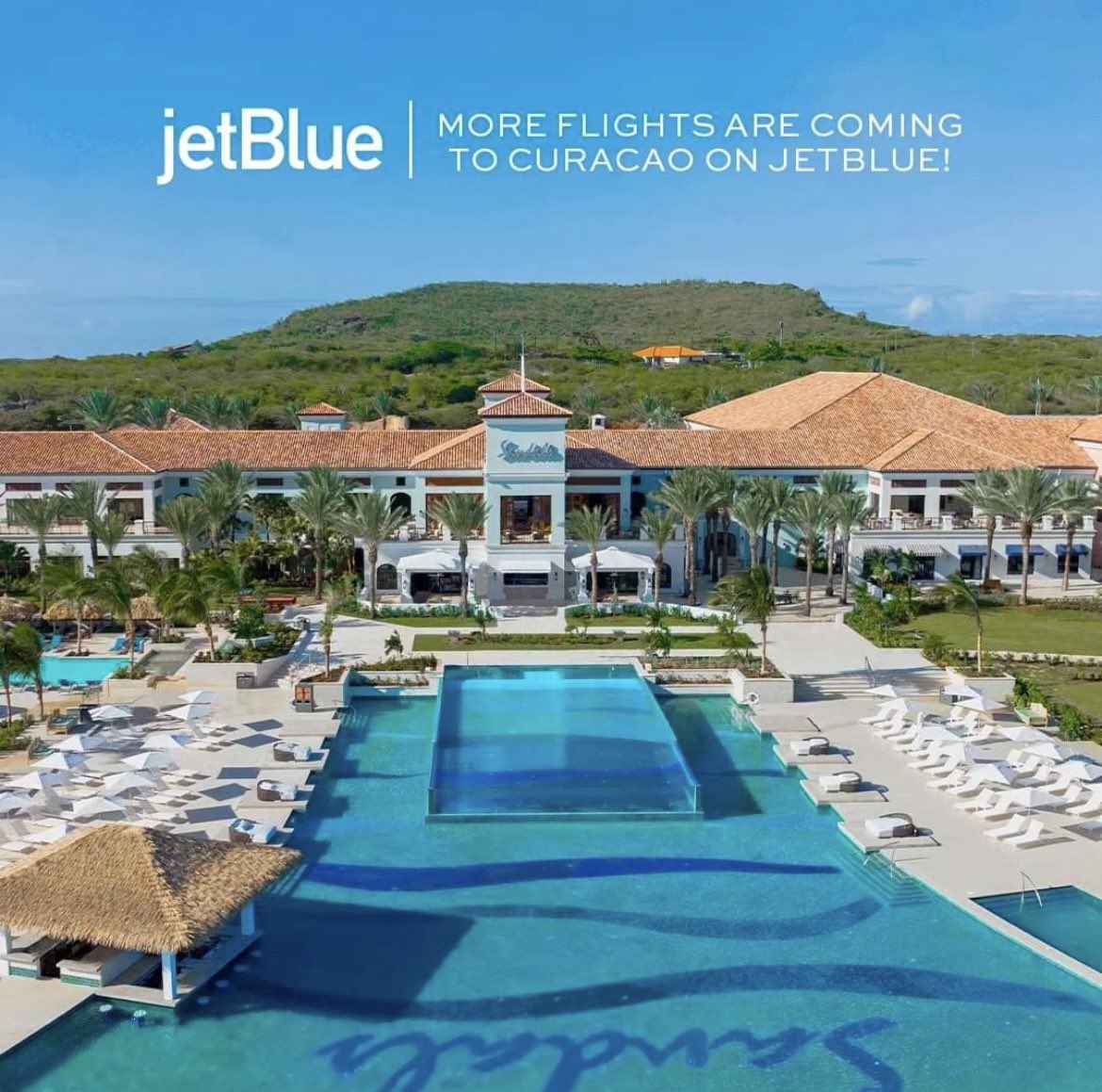 Exciting news!
Starting in December 2023, JetBlue will offer direct flights from New York to the Dutch Caribbean paradise of Curacao, making it easier than ever for you to experience Sandals Royal Curacao!
#vacationsbybarbie 
#SandalsRoyalCuracao  #JetBlue  #curacao #sandals https://t.co/liExYv9BHd