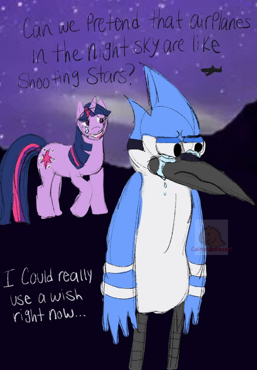 cairnosaurusart's tweet photo. I’ve hit rock bottom
-
-
-
#art #artist #mordecaixtwilight #shootingstars #regularshow #mylittlepony #digitalart #myart #fanart #shipart https://t.co/s8Ep9w6jyc