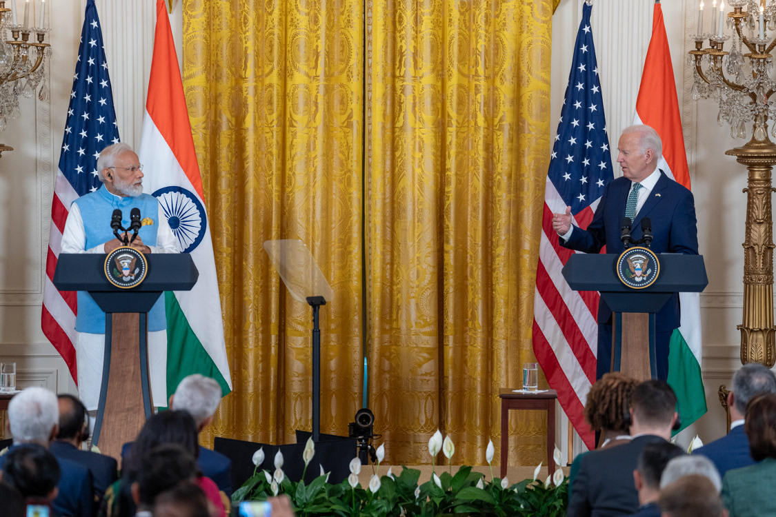 As the world’s oldest and largest democracies and as key security providers in the Indo-Pacific, the United States and India are a combined force for global good.

Today’s State Visit will take U.S.-India ties to the next level as we build the future we want to see.