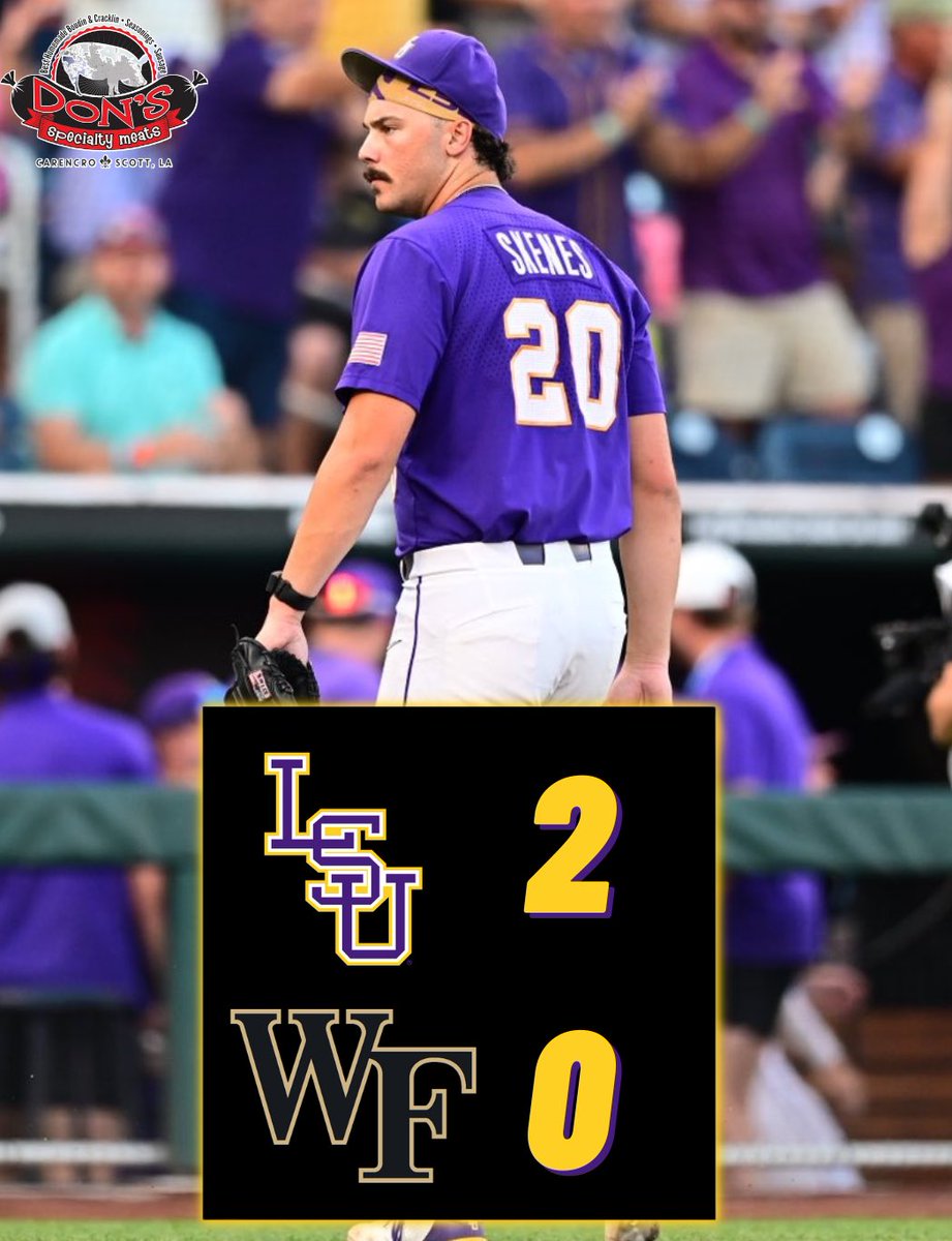 #LSU WALKS IT OFF AND BEATS WAKE FOREST!!!!

THE TIGERS WILL PLAY FOR THE CHAMPIONSHIP!!!!🔥