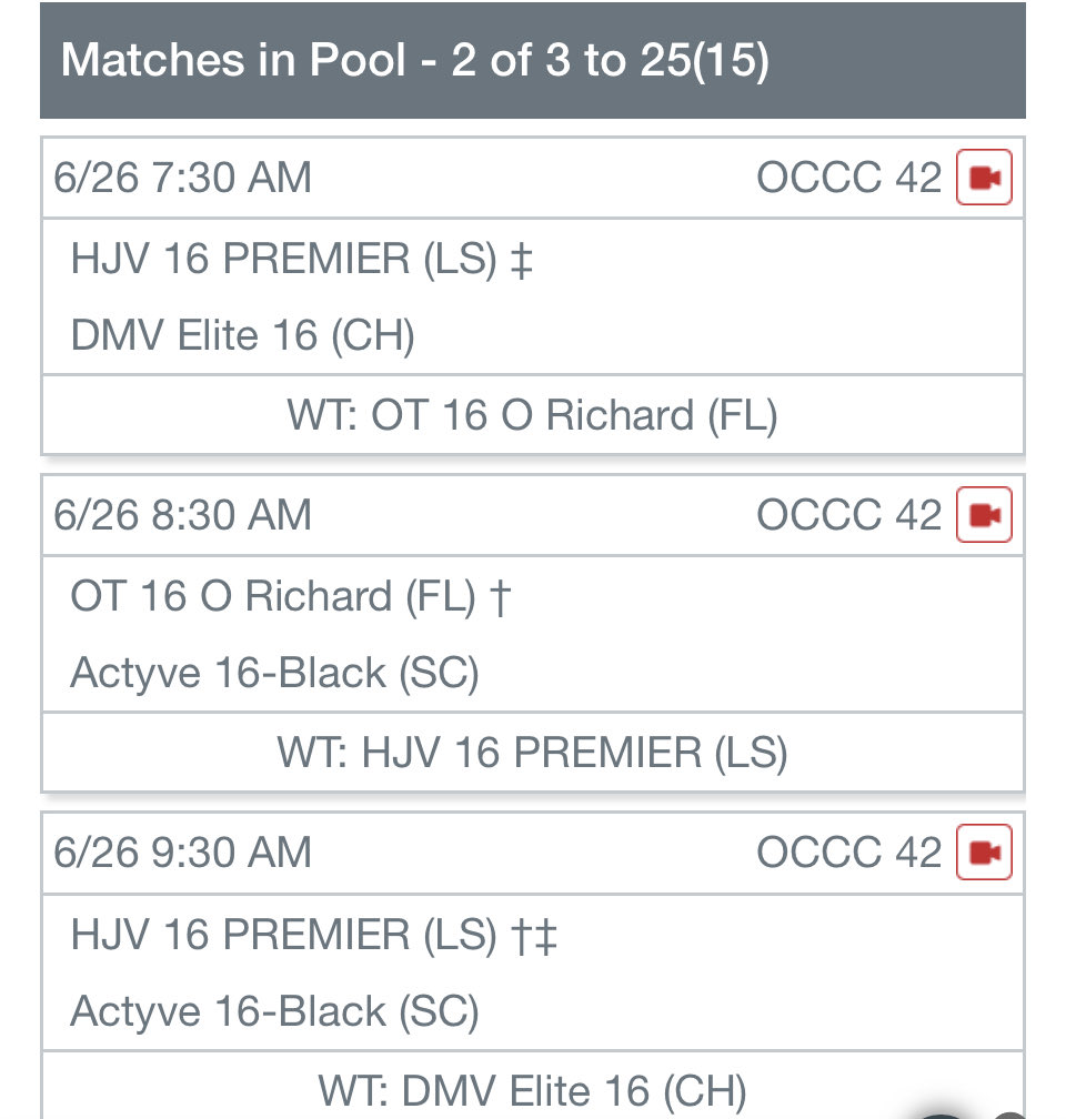Emani Bean (@emanibean2025) on Twitter photo This is my team’s schedule for our first day in Orlando! I’m looking forward to the competition as we finish off our season strong 💪🏾! First game is at 7:30 am… <a href="/PrepDig/">Prep Dig 🏐</a> <a href="/JohnHopkinsUni1/">Johns Hopkins University</a> <a href="/BleuDevilVB/">Dillard University Volleyball</a> <a href="/CoachKRHarrison/">Coach Harrison, M.Ed.</a> <a href="/SMUVolleyball/">SMU Volleyball</a> This is my team’s schedule for our first day in Orlando! I’m looking forward to the competition as we finish off our season strong 💪🏾! First game is at 7:30 am… <a href="/PrepDig/">Prep Dig 🏐</a> <a href="/JohnHopkinsUni1/">Johns Hopkins University</a> <a href="/BleuDevilVB/">Dillard University Volleyball</a> <a href="/CoachKRHarrison/">Coach Harrison, M.Ed.</a> <a href="/SMUVolleyball/">SMU Volleyball</a>