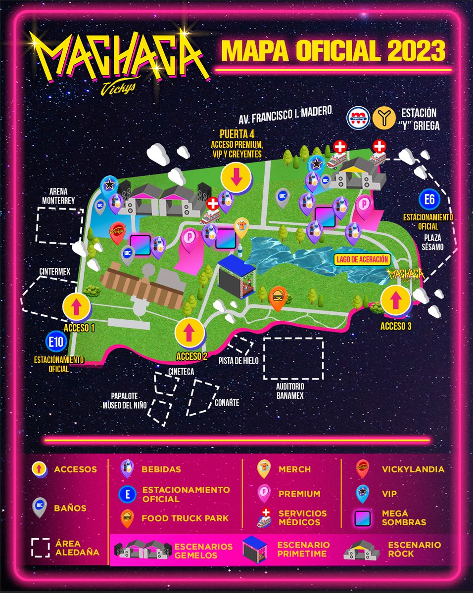MachacaFestival's tweet photo. ¿Listos para el viaje? 🚀 Mapa Oficial de #Machaca2023 👩‍🚀 https://t.co/ixCa4XIv6s