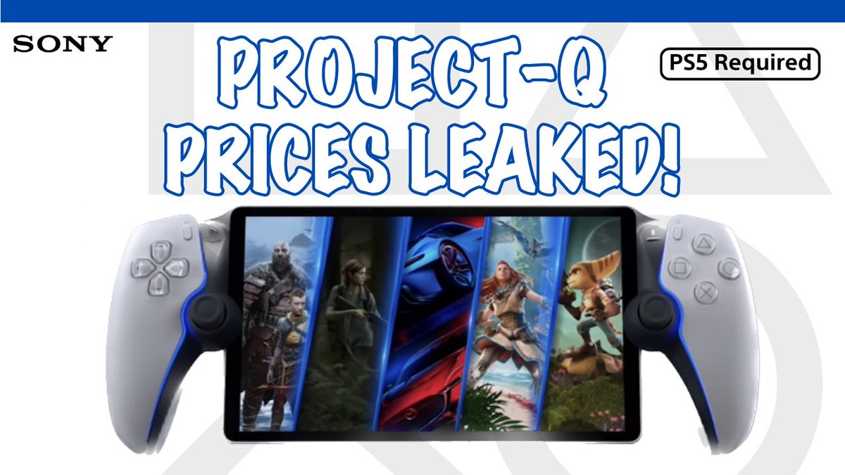 VinayakSoni07's tweet photo. PlayStation 5 - Project Q Prices Leaked!!
Sources Used in the Video @geronimo_73_
https://t.co/uXnc8mV1bT
#PlayStationRemotePlay #ProjectQ https://t.co/PP9aC00Xka