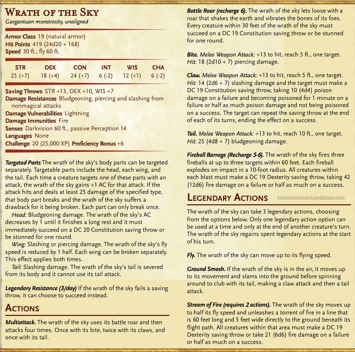 CreatureCrunch's tweet photo. "How do you melt sand?"

I may have an answer for you. #MonsterHunterMovie #ttrpg #dnd5e 

Check out our latest episode wherever you listen to podcasts! https://t.co/skU6TeRVPl