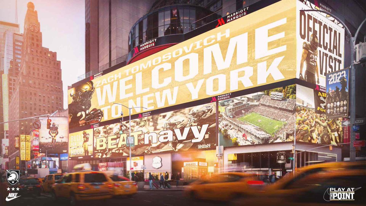 Finally made it to New York City! Ready for a great official visit at West Point!! <a href="/MikeViti/">MIKE VITI</a> <a href="/CoachJeffMonken/">Jeff Monken</a> 
#GoArmy