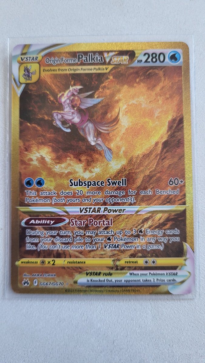 Zodyrus's tweet image. Alright. Once again I'm going to try my #tradeup challenge. For trade, Gold Vstar origin Palkia. On the right, my goal. Legendary collections reverse holo Charizard #pokemon #pokemonCards  Please comment your offers to help me along this journey. The Palkia btw is NM