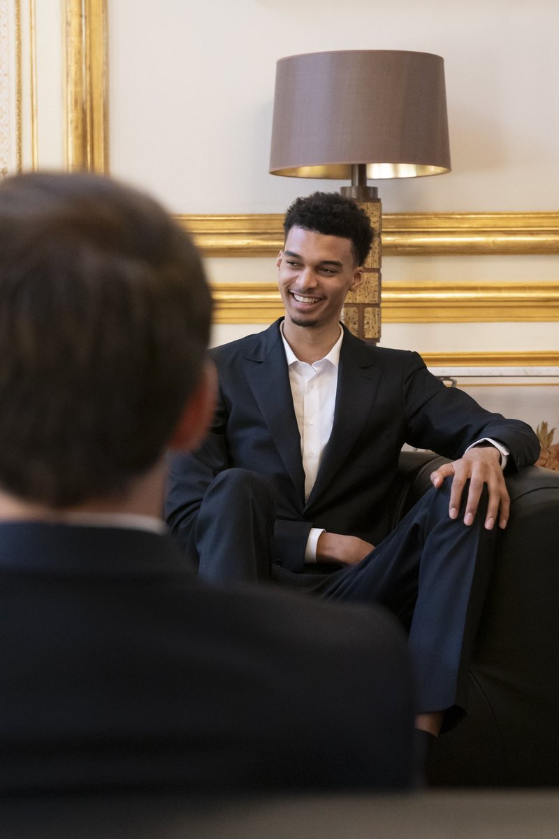 Victor Wembanyama, the first Frenchman to be the first pick in the #NBAdraft!

You're already making us dream, @Vicw_32. No doubt about it: you'll change the game!