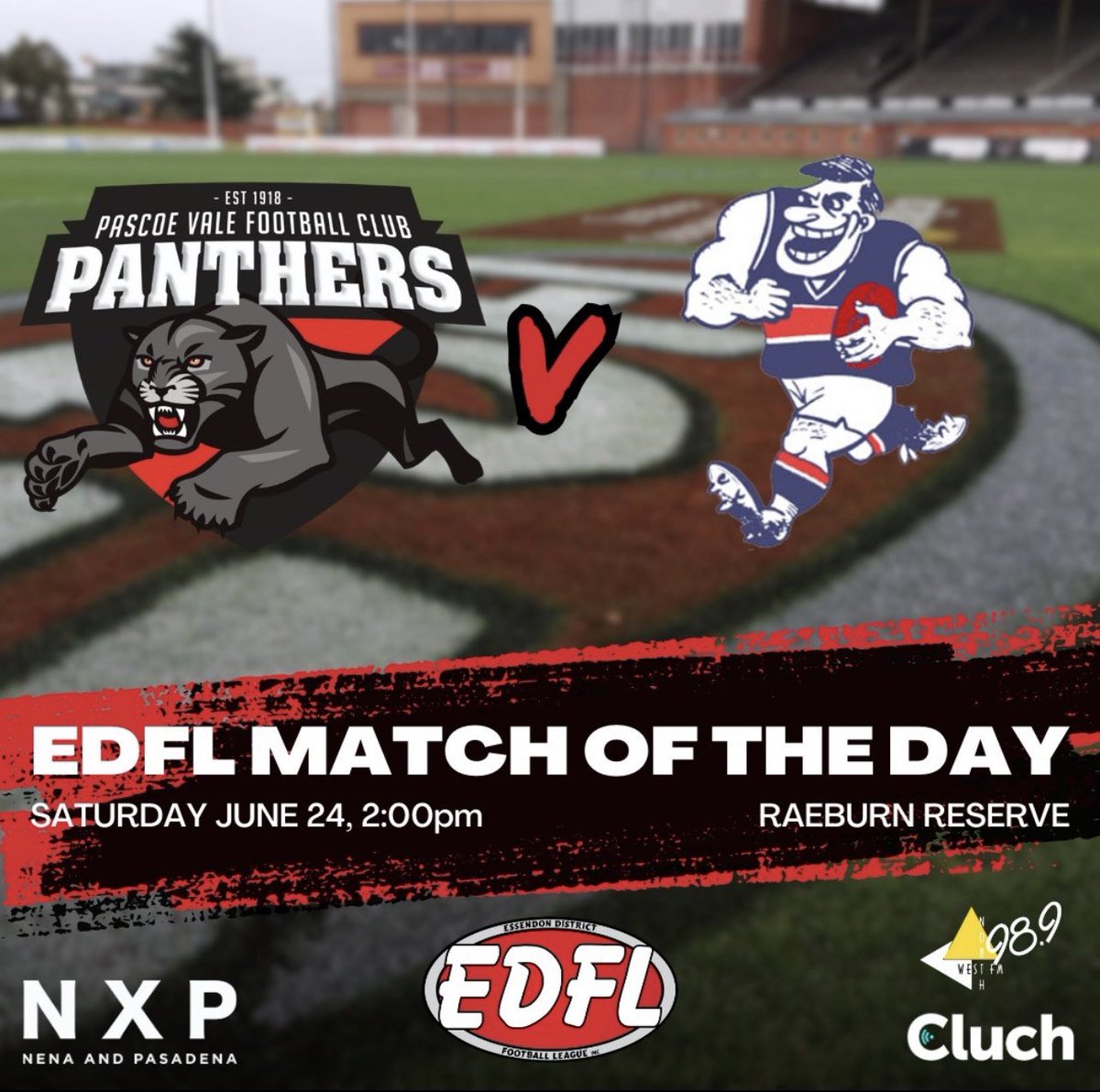Can’t wait to get stuck into this one tomorrow!! @paccopanthers 2nd 8-1 v @KeilorFC 1st 9-0 

Will @MickMCGU34 men stay undefeated or will Digby Morrell’s Panthers take down the undefeated Keilor?  

Join me for all the action live simulcast via @CluchTV & @NorthWestFMMelb