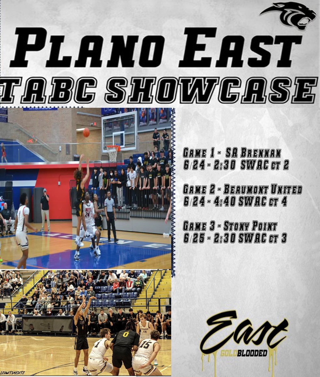 Excited to get back on the court this weekend with The Plano East Panthers!
#unfinishedbusiness 
@PlanoEastHoops @TexasHoopsGASO @PrepHoops @MaxPreps @TXHSBB @TexasMaxPreps2 @MurphyMonitor @AlJohnsonSports @TheTB5Reports @LSEbball @MavsDraft @GASOBlue @GASOMass @GASOLyndon