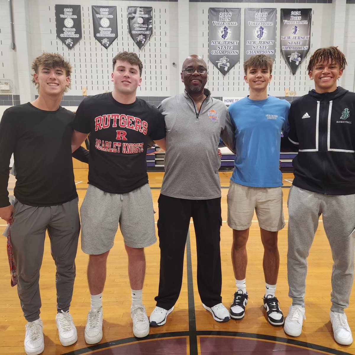 Tonight we presented 4 recipients with the $500 OBHA Legacy Scholarship. The recipients were a part of our travel program and went on to play Varsity Basketball in their respective High Schools.  Adam Scire &amp; Ryan Witte, OBHS, Michael Mikulka, EBHS &amp; Anthony Williams, St. Joe's