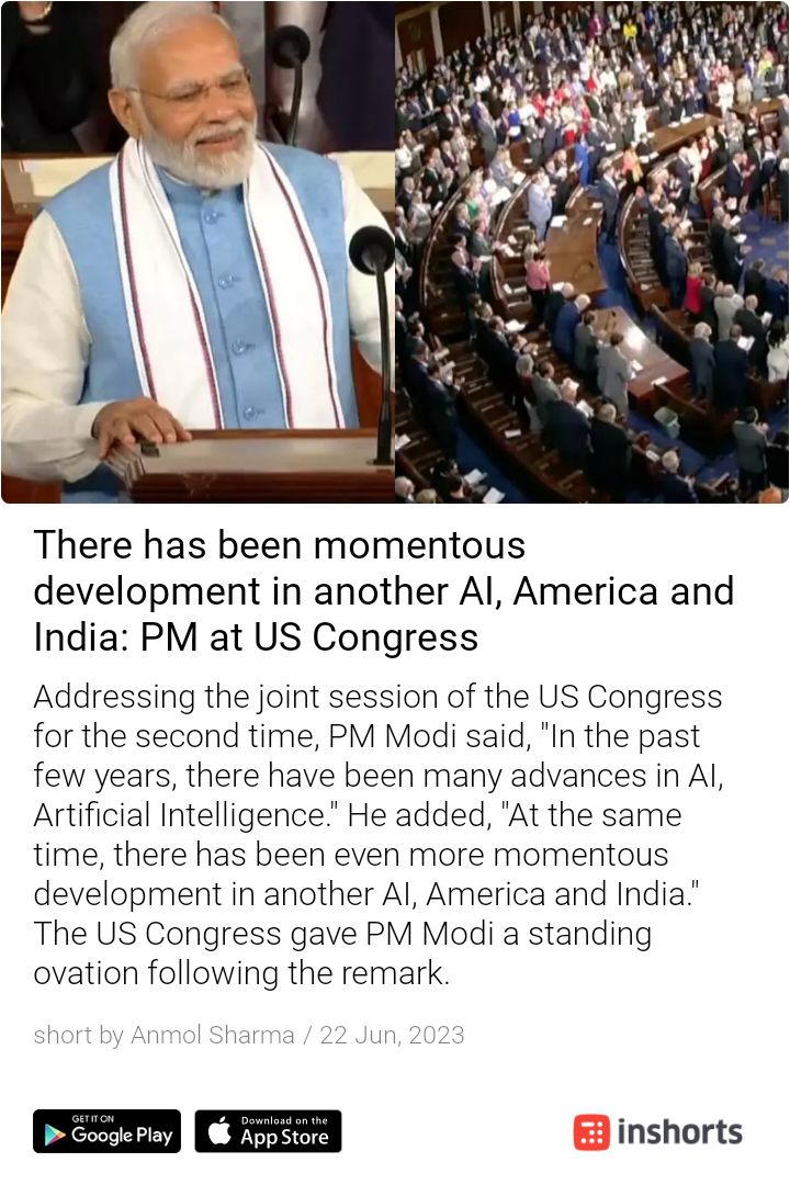 The AI revolution that can help both the countries! ❤️ #India #US bond