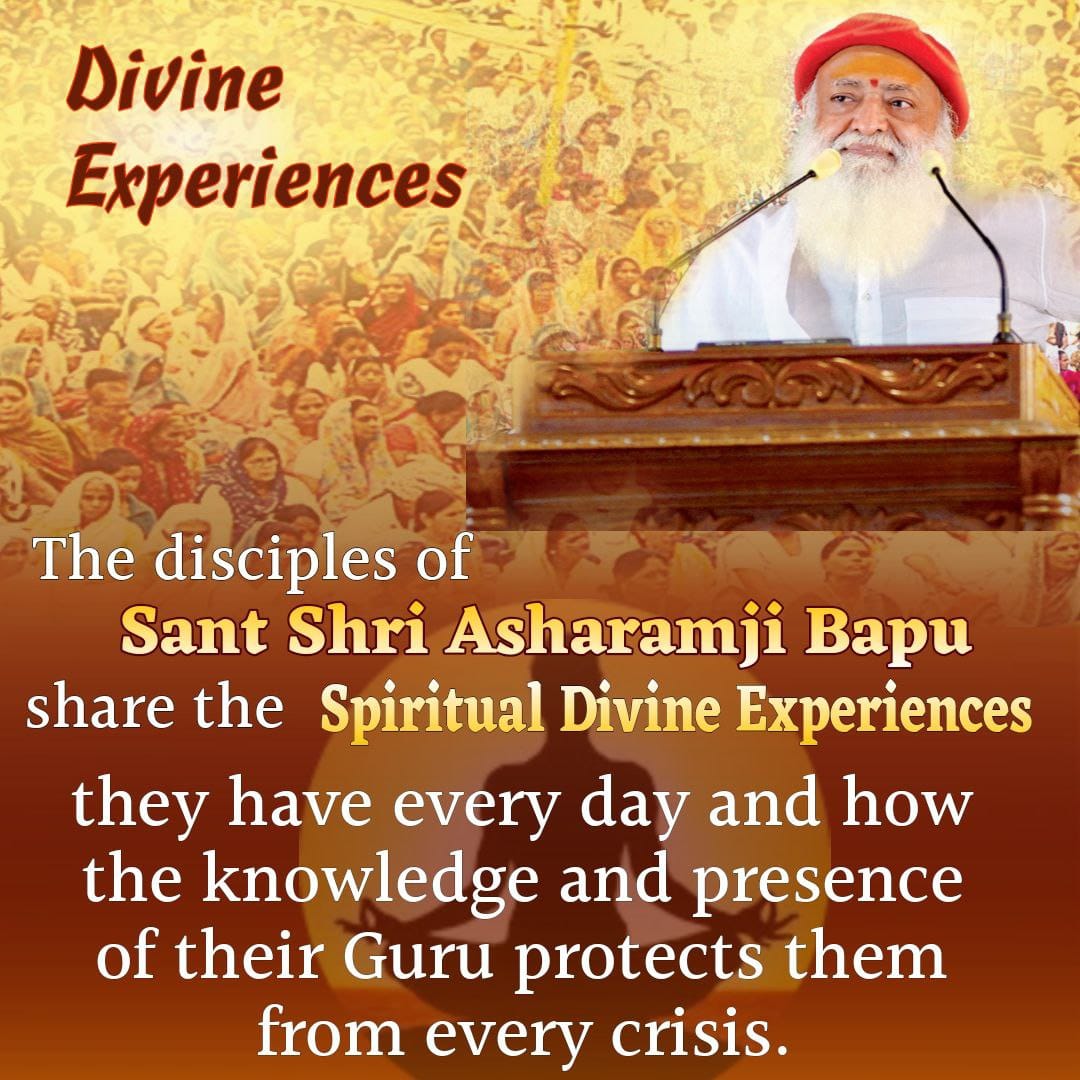Sant Shri Asharamji Bapu has shaped the Life's of Crores of people irrespective of age. 
Crores of people are treading the Spiritual Path  performing Jaap, Dhyan, ... 
#IAmAWitness to numerous Divine Experiences because of which Jeevan Badal Gaya.