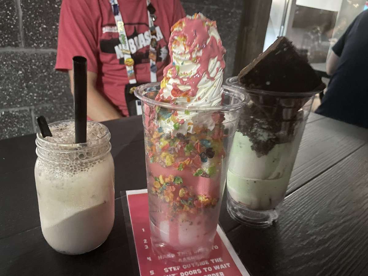 SkillsUSA NLSC Day 3 - finished up their project with some final editing.  Group debriefing, festival then finished the day at The Yard Milkshake Bar