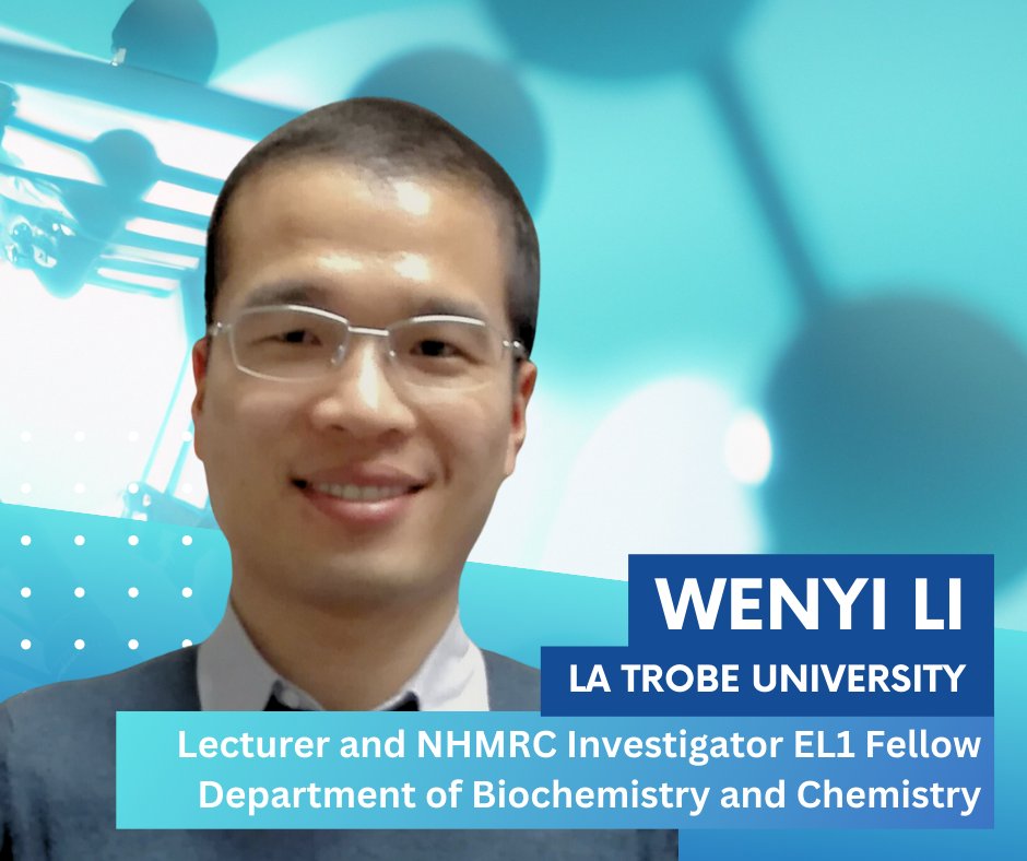 Introducing Young Chemists Committee Member - Wenyi Li
Lecturer and NHMRC Investigator EL1 Fellow | La Trobe University

Find out more about the RACI at raci.org.au  

#ozchem #chemistry