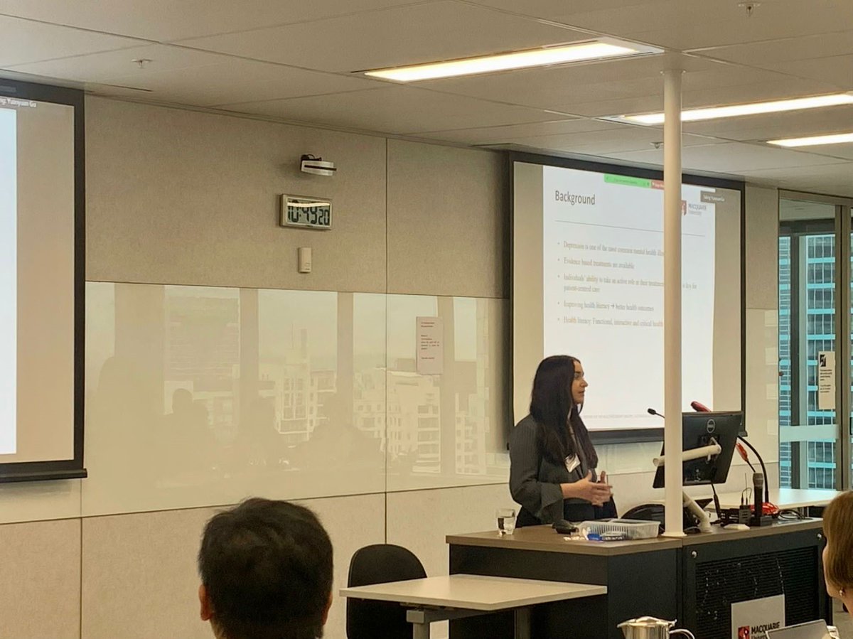 MUCHE_Macquarie's tweet photo. A series of interesting research presentations at the 14th Meeting of International Academy of Health Preference Research by our Research Fellow/PhD candidate, @MonaAghdaee, and PhD candidates/Research Assistants, @NouraSaba &amp; @PiuZobaida https://t.co/6OIxTa6erH