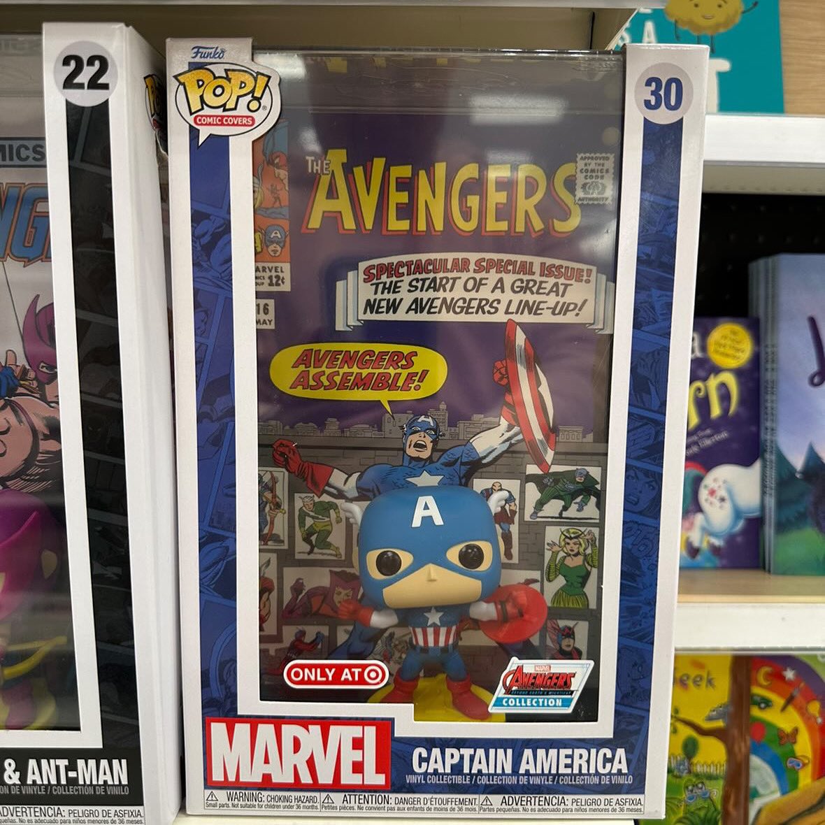 Funko POP! Comic Covers: Marvel - Captain America (Target Exclusive)