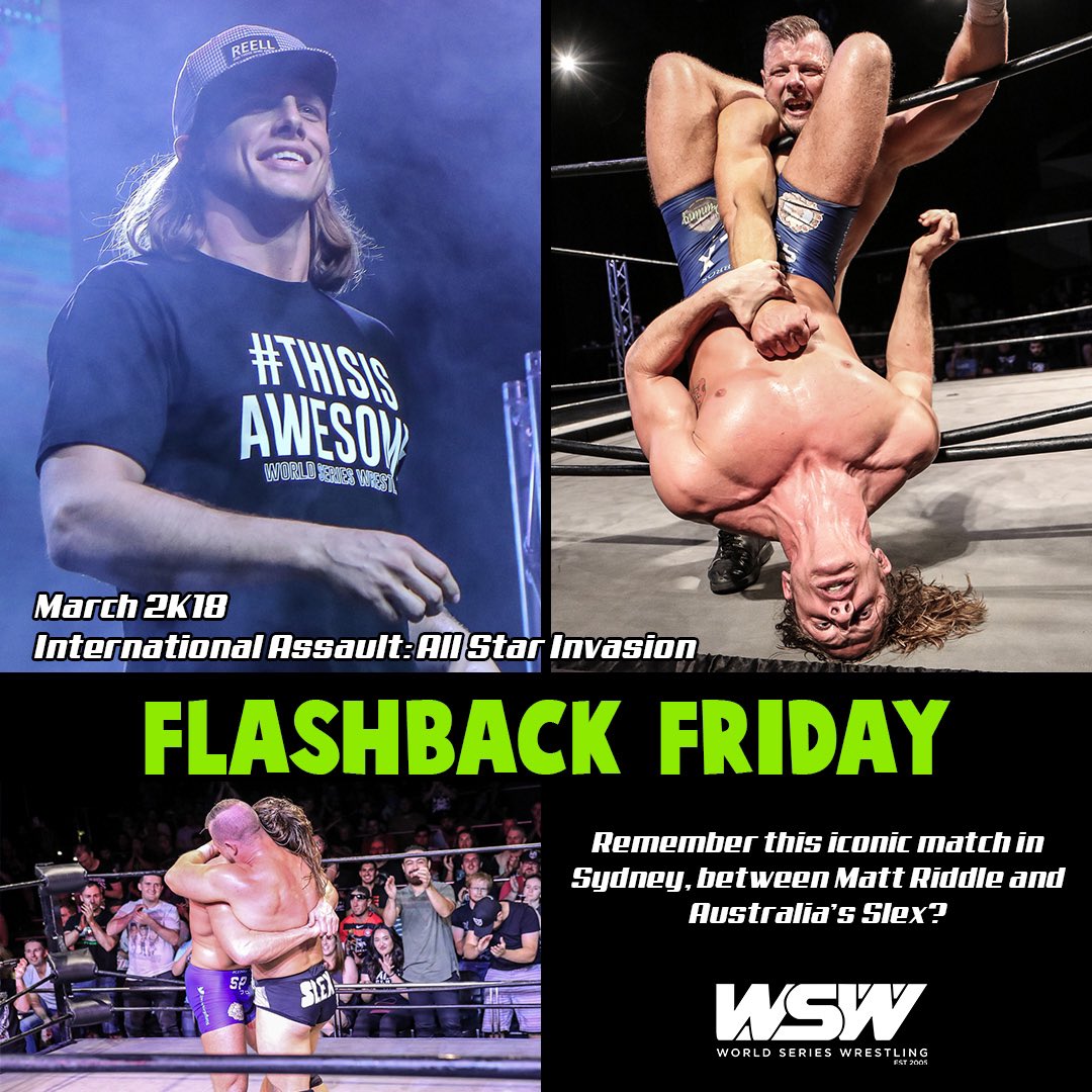 #flashbackfriday Remember when @SuperKingofBros invaded @WSWWrestlingAUS in March 2018? 

Who can forget the memorable matches between @SuperKingofBros and @slexthebusiness ? 

Series Stands 1-1. 

#wsw 

Photos: @NewPhotography
