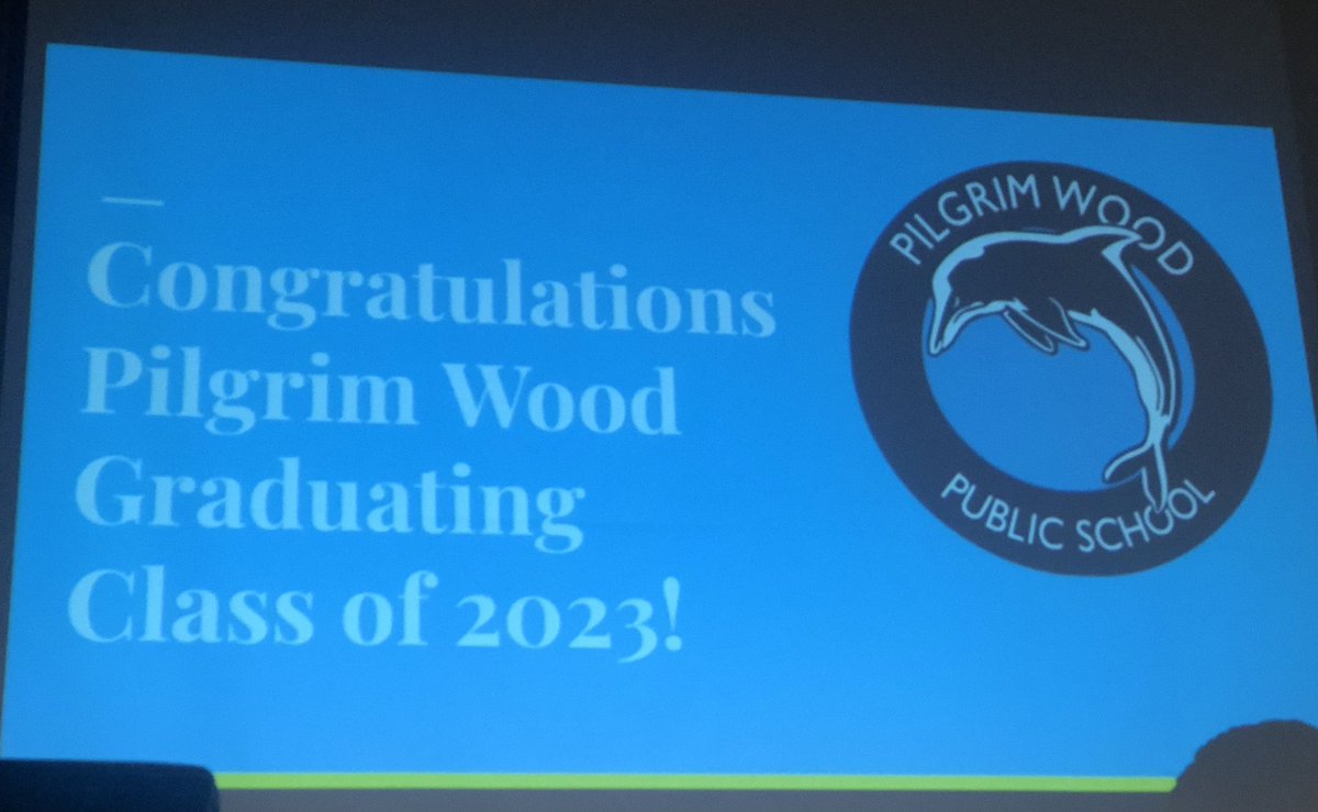 Tonight I had the pleasure of addressing and celebrating the graduating class of <a href="/PilgrimWoodPS/">Pilgrim Wood PS</a>   Here’s to the next exciting chapter: high school! But first - Have a great summer!