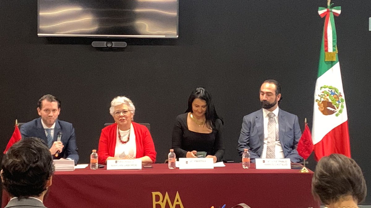 Muchas gracias a nuestra querida tapatía de corazón <a href="/MarvanMaria/">Maria Marván Laborde</a>, por acompañarnos a la inauguración de la nueva sede de la <a href="/BMA_Jalisco/">Barra Mexicana Colegio de Abogados, Jalisco</a>. <a href="/BMA_Abogados/">Barra Mexicana, Colegio de Abogados A.C.</a>