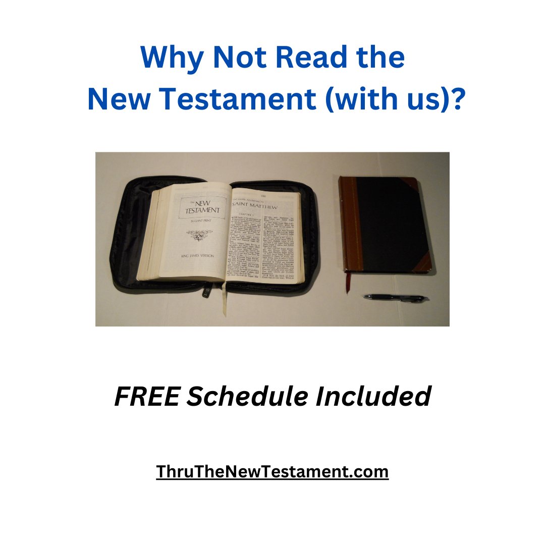 Prefer having a reading 'buddy'?
Invite a friend to join.
…hedule26weeks.thruthenewtestament.com
#Bible #newtestament