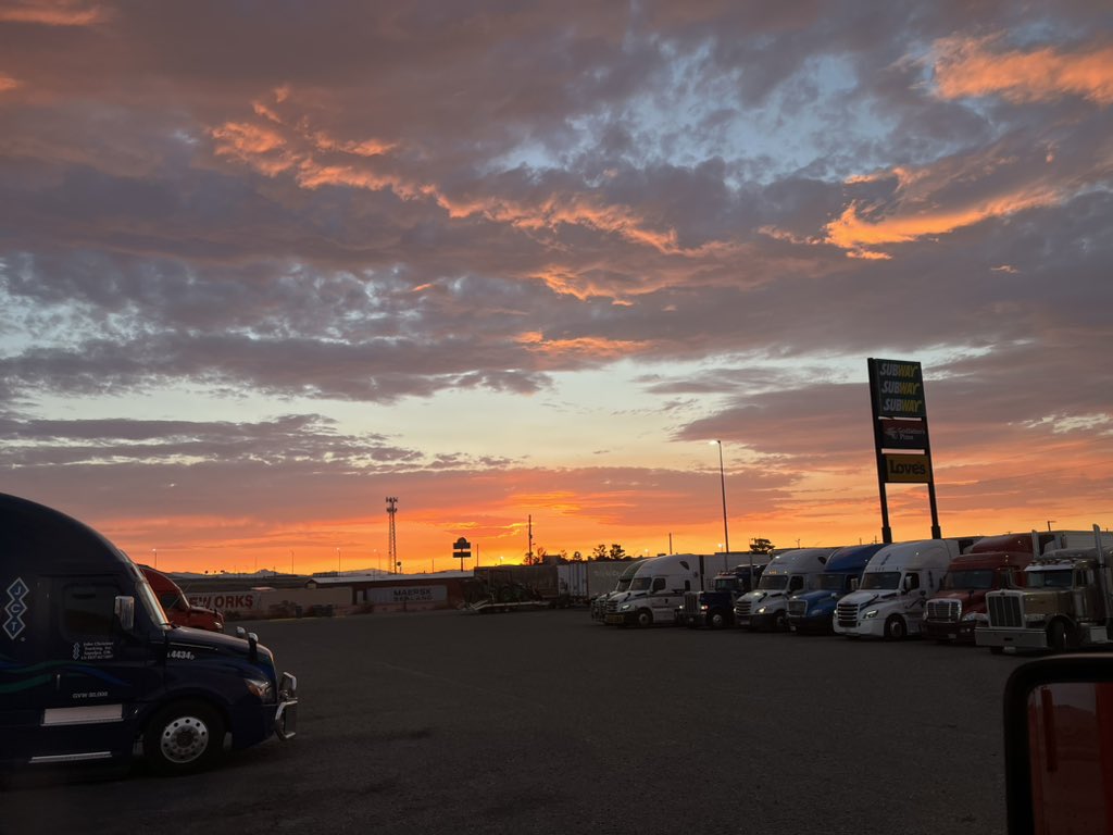 I’m done driving and parked.  Lordsburg New Mexico