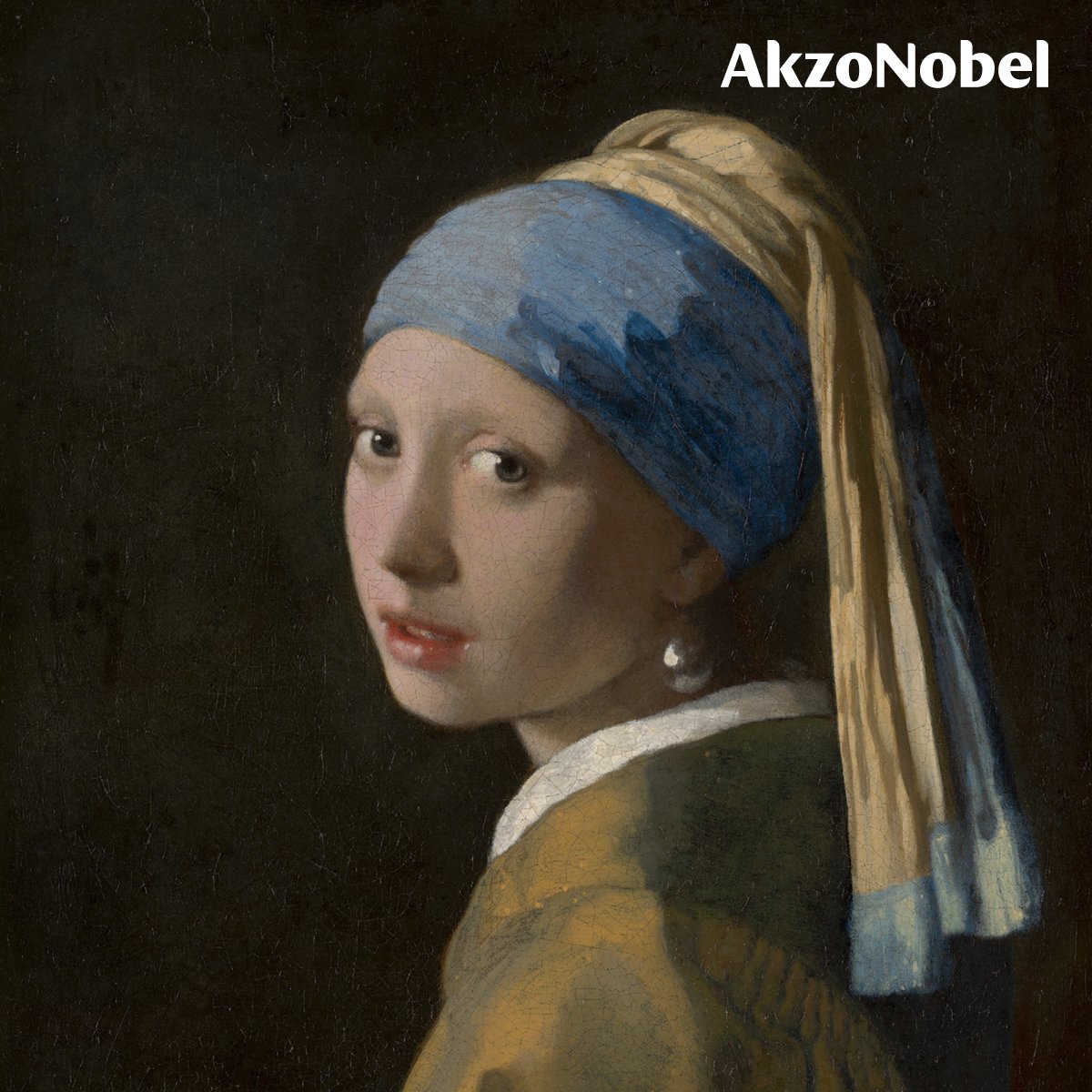 Who’s that girl? Stay tuned as we pull the curtain back on The Girl with a Pearl Earring with groundbreaking research in collaboration with @mauritshuis museum and @tudelft university. #MyGirlWithAPearl #Vermeer #AkzoNobel #Art #Culture #Museum #History