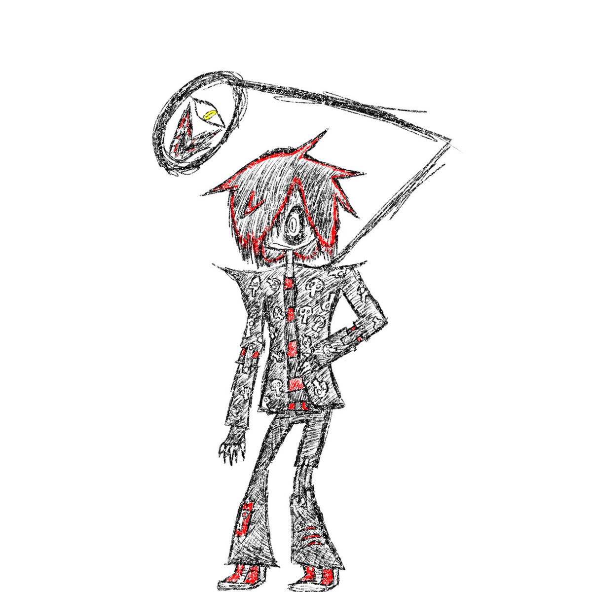 Sergio in a different outfit! #oc #sketch #sketchart #emo #emoboy #emoart #art #ocdrawing