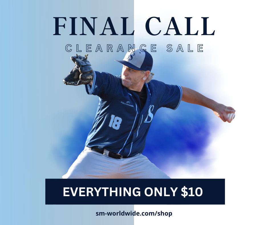 Last Call - This is the last chance to get a Blue Sox bargain before the new financial year. All stock is ONLY $10. 😉

👉 SHOP - sm-worldwide.com/shop

#merchandise #sale #bluesox #baseballlife #baseballislife #baseballnsw #abl #MLB