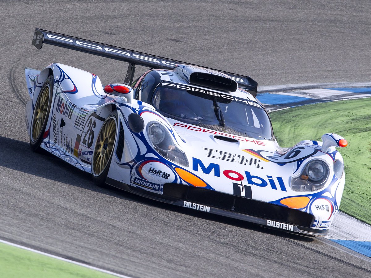 --Porsche 911 GT1-98--
One of the most famous examples of rulebook hacking is the Porsche GT1 racer from 1998. The German sportscar constructor spent much time and energy developing the original 911 GT1, and then the speedier evolution appearing in mid-1997. (1/5) #GTCatalog