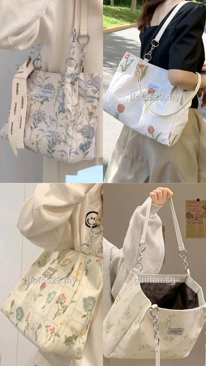 I need to own this 😩 floral canvas totebag ♡♡♡

Spacious and aesthetic!