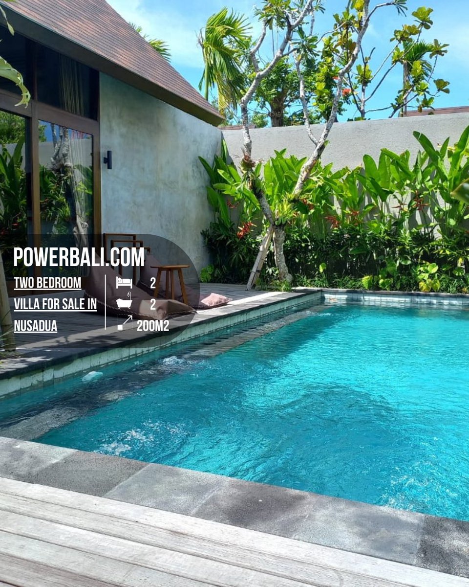 Two Bedroom Villa For Sale In Nusa Dua.
One of the best holiday homes in bali right now.
powerbali.com/property-listi…

#BaliVilla #LuxuryHomes #BaliProperty #Investment #BaliHome #VillaForSale #BaliPropertyAgent #powerbali