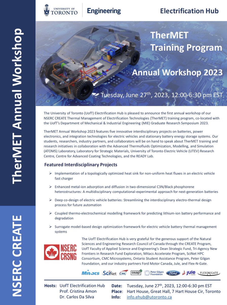 University of Toronto Electrification Hub tweet media