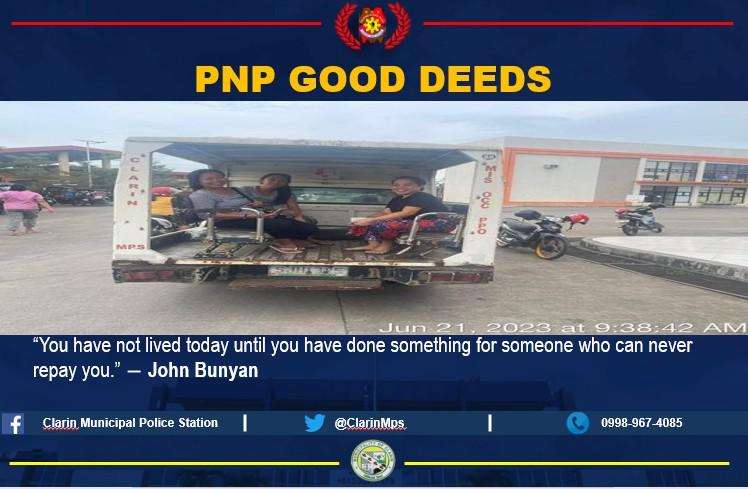 ClarinMps's tweet photo. On June 23, 2023 at 11:03 PM, PNP Personnel  of Clarin MPS under the direct supervision of PMAJ JINGLE CALO ESICK, OIC, posted SOCCARD on Facebook and twitter account regarding PNP INTERNAL CLEANSING at Barangay Poblacion 1, Clarin, Misamis Occidental. https://t.co/k2AmEoOYbD