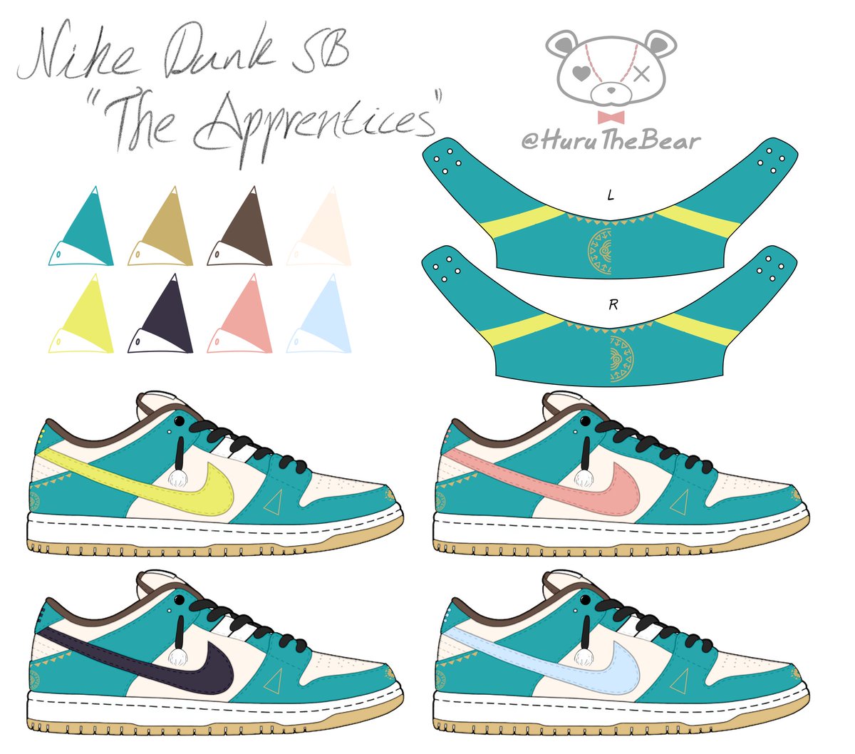 Concepts

Nike Dunk SB Low 'The Apprentices'
#WitchHatAtelier #Δ帽子
