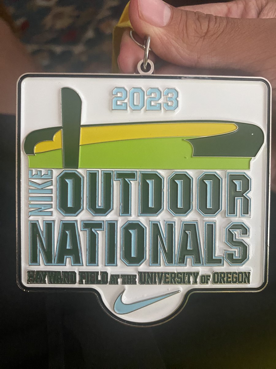 had a good meet at nike outdoor nationals. my team took 2nd in the 4x1 relay and i ran solid times of 10.91 and 21.88 in the 100 and 200 as 1 of 2 freshman in the elite division of both events.