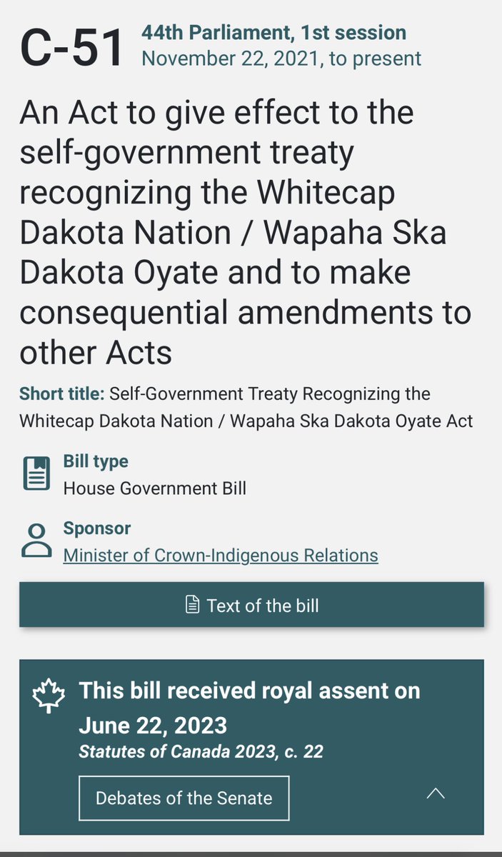 Congratulations to Whitecap Dakota Nation🎉🎊🥳 #whitecapdakota #dakota #selfgovernment #indigenous